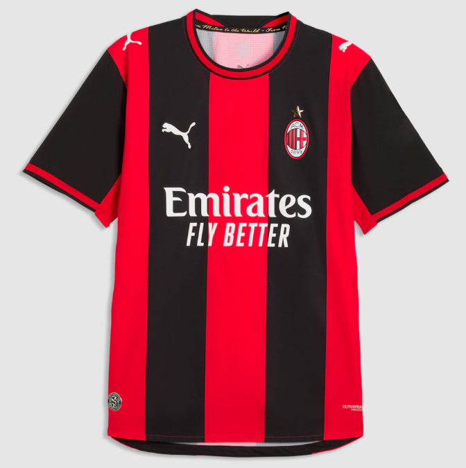 2026-27 AC Milan Home Soccer Jersey Shirt Authentic Version